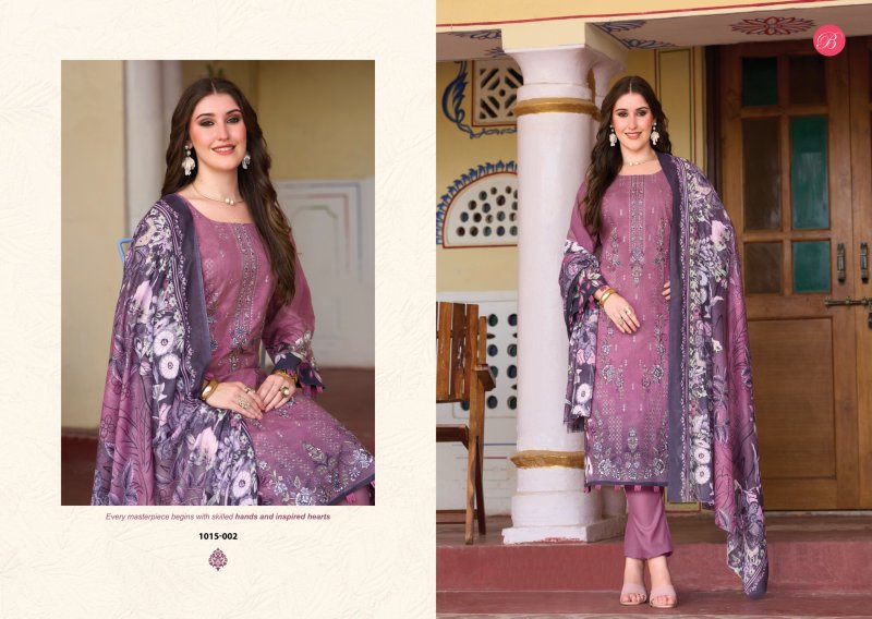 Chevron Vol 6 By Belliza Cotton Printed Dress Material